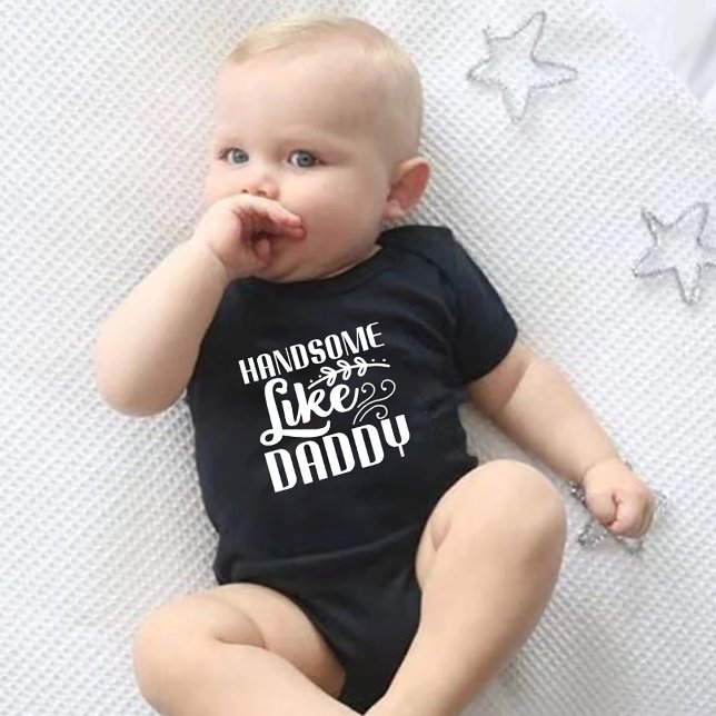 Body Magnifique Comme Papa Bébé Bodysuits Un Pièces (Créateur téléchargé)