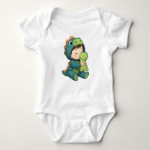 maillots de bébé pour enfants drôles babysaurus