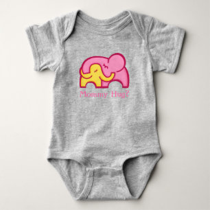 Body Maman embrasse ? bébé et maman éléphant tee bébé