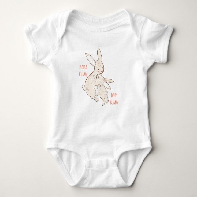 Body Maman et Baby Bunny Design (Devant)