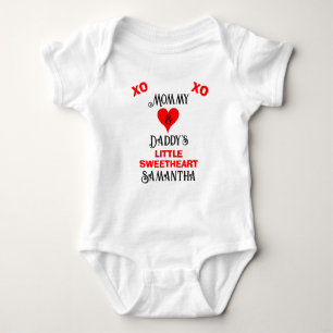 Body Maman et papa's Little Sweetheart Baby NAME