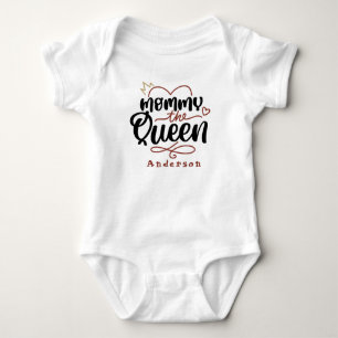 Body Maman la Reine Nom Personnalisé Mignon