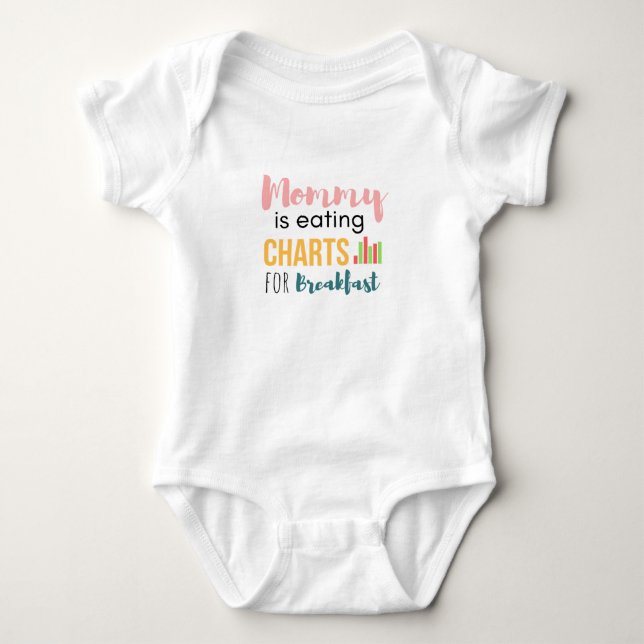 Body Maman mange des cartes pour le petit-déjeuner (Devant)