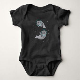 Body Manatee Astronaut Cadeaux femmes Space Manatee