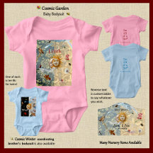 Body manche courte Cosmic Garden pour bébé