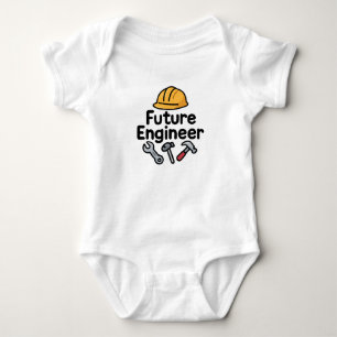 Body manche longue de bébé futur ingénieur avec ca