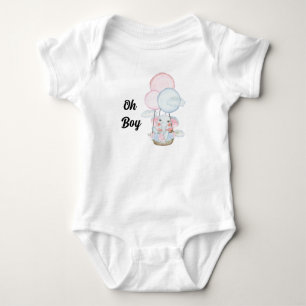 Body manche longue personnalisé oh bébé oh garçon