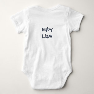 Body Manches Bébé Pingouin Aquarelle Lisant un Liv