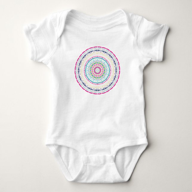 Body mandala coloré (Devant)