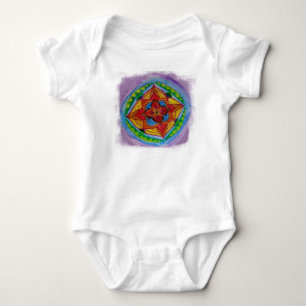 Body Mandala Dessin Baby Jersey Bodysuit