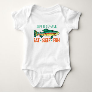 Body Mangez Du Poisson Dormir - Drôle Pêche Dit