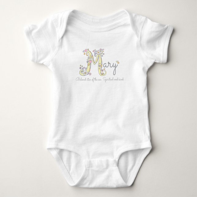 Body Mary baby girls M nom et signification vêtements p (Devant)