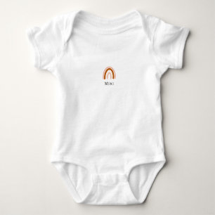 Body Matching Mini With Rainbow Baby Romper