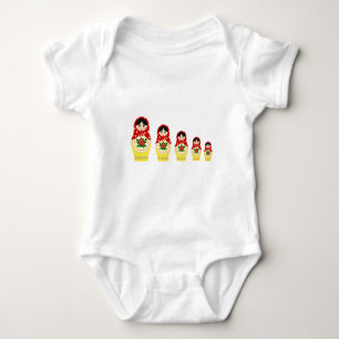 Body Matryoshka russe rouge niche poupées bébé chemise