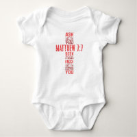 Matthieu 7:7 Bible Verse Cross Unisex