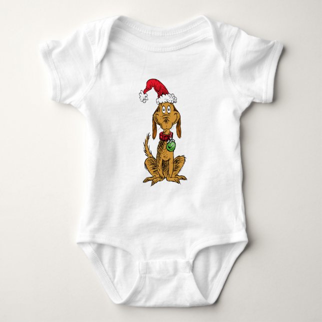Body Max le chien avec un chapeau de Père Noël (Devant)