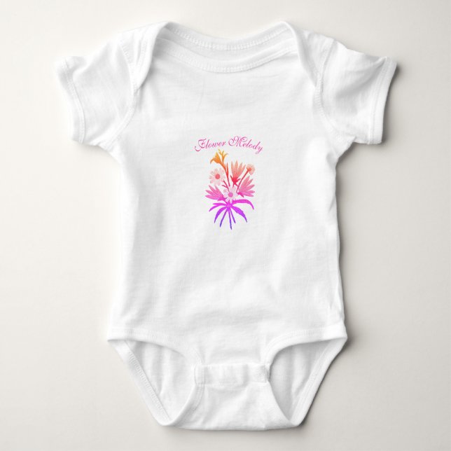 Body Meadow Flowers Embroidery – Botanical Fantasy Pink (Devant)