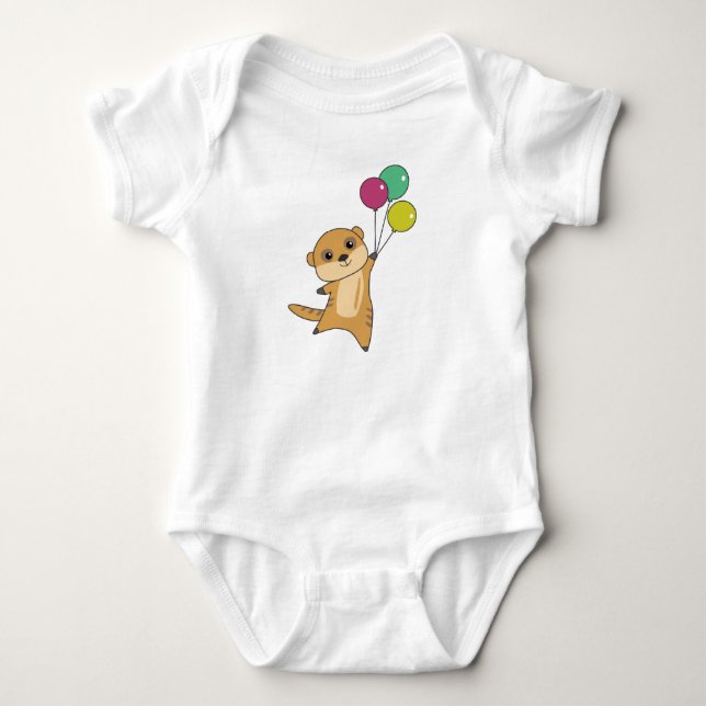 Body Meerkat Mouches Avec Ballons Animaux mignons Pour  (Devant)