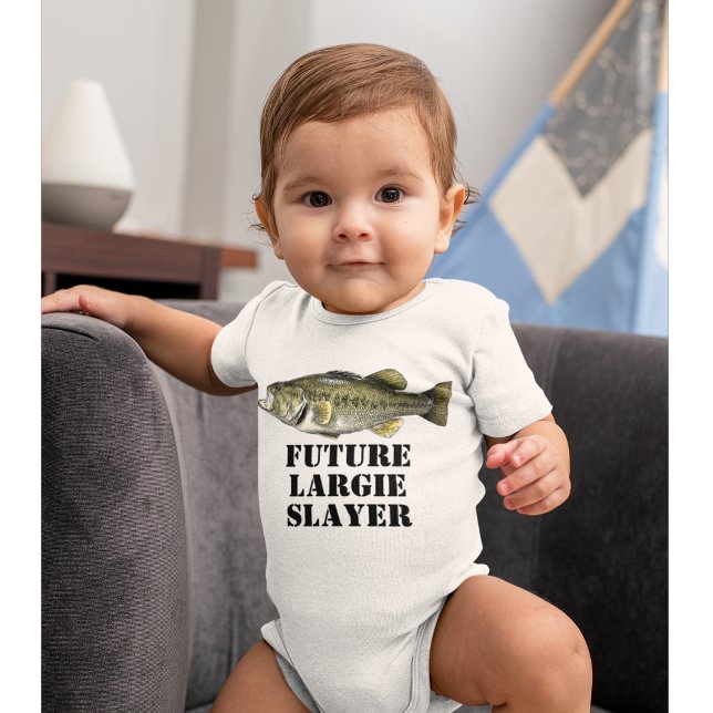 Body Meilleur Futur Basse À Grande Bouche Pêche (Largemouth Bass Fishing Baby Shirt )