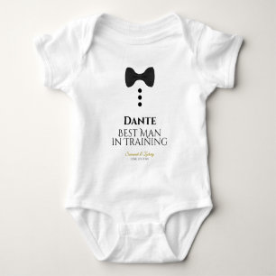 Body Meilleur homme en formation Mariage Cravate noire