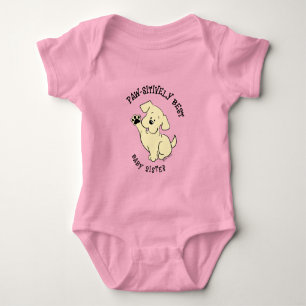 Body Meilleure petite sœur de toutou, tenue assortie po