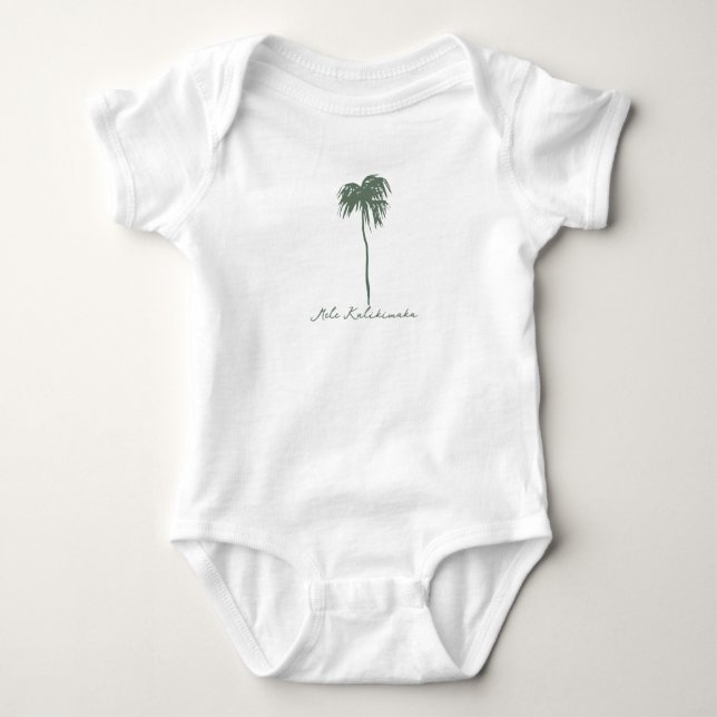 Body Mele Kalikimaka Hawaiian Joyeux Palm de Noël (Devant)