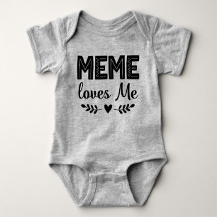Body Meme aime-moi le cadeau pour petit-fils