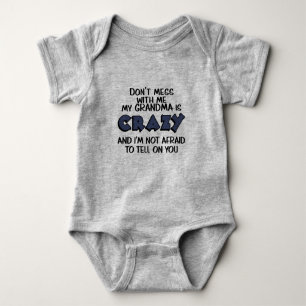 Body Mémé folle adorable ne t'avise pas de me chercher