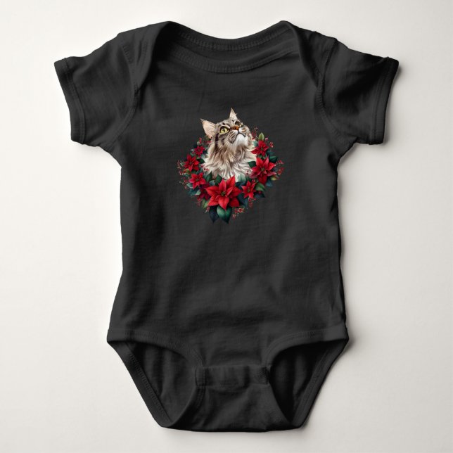 Body Meowy Christmas Maine Coon Cat  (Devant)