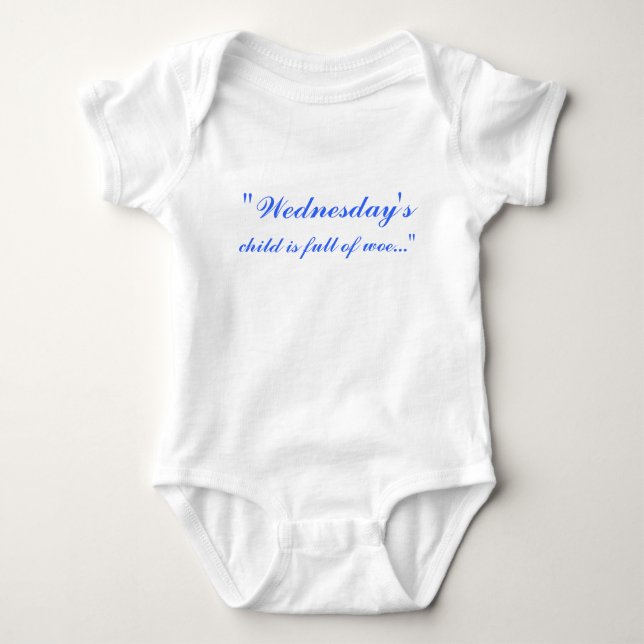 Body "Mercredi, enfant est plein de l'ennui… " (Devant)