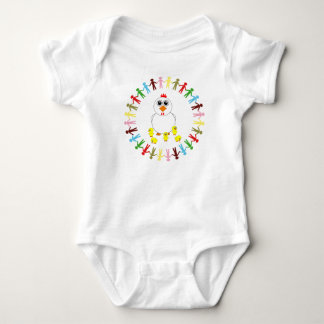 BODY MÈRE HEN ET BÉBÉ CHICS