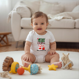 Body Merry Christmas by Santa - Personalized Bodysuit