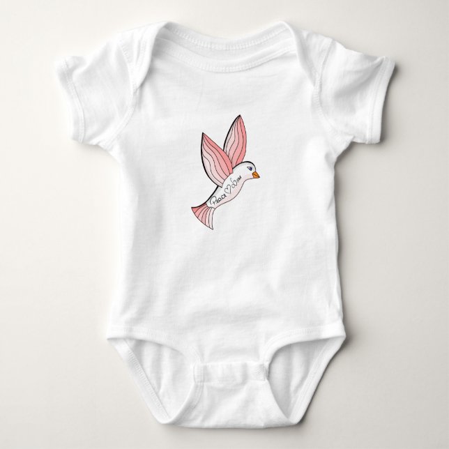 Body Merveilleux Peace and Love Dove (Devant)