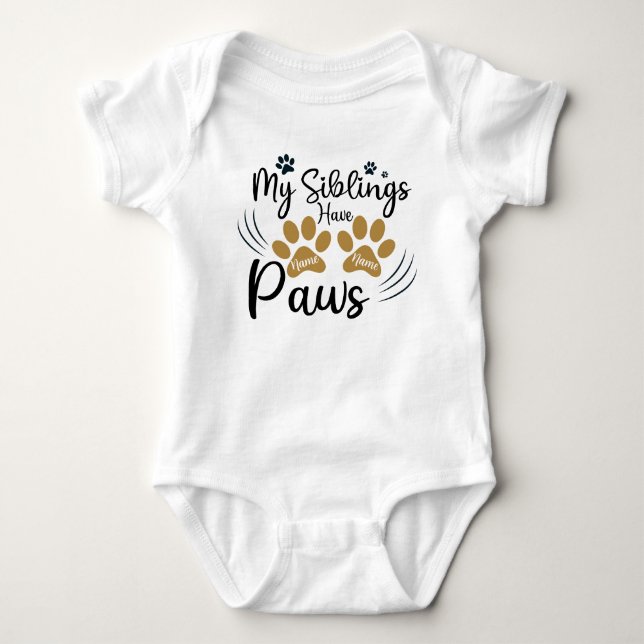 Body Mes frères et soeurs ont des pattes drôle Chien bé (Devant)