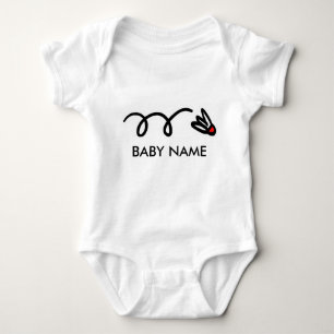 Body Meuble bébé Badminton avec nom personnalisé
