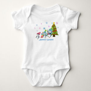 Body Mewwwwwwwwwm Kissmas Penguins, traîneau et arbre