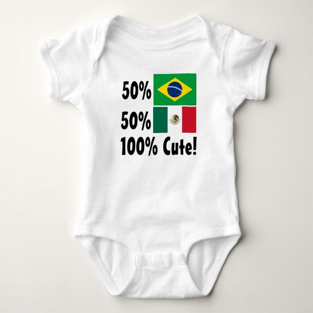 Body Mexicain du Brésilien 50% de 50% 100% mignon (Devant)