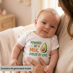 Body Mignon Alimenté par le Lait Propulsé par l'Amour A
