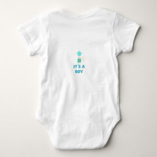 Body Mignon "C'est un garçon" Bébé Cartoon