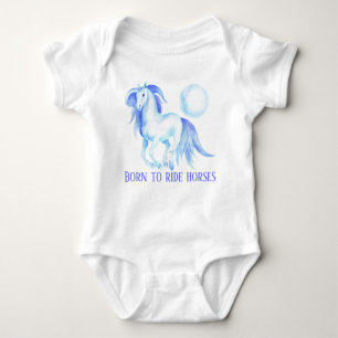 Body mignon né à cheval Baby Bodysuit
