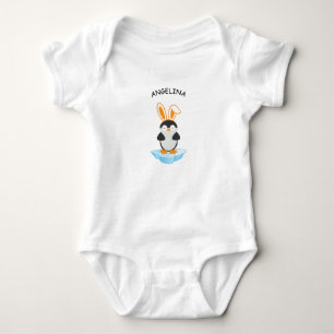 Body Mignon Pingouin Avec Bandeau de Lapin