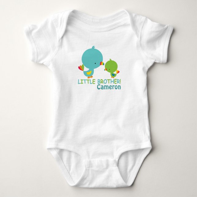 Body Mignonette Birds Baby jumpsuit pour garçons tee -  (Devant)