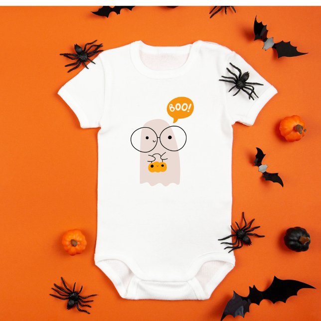 Body Mignonne Baby Ghost Halloween Baby Bodysuit (Créateur téléchargé)