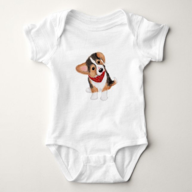 Body Mignonne chiot de corgi (Devant)