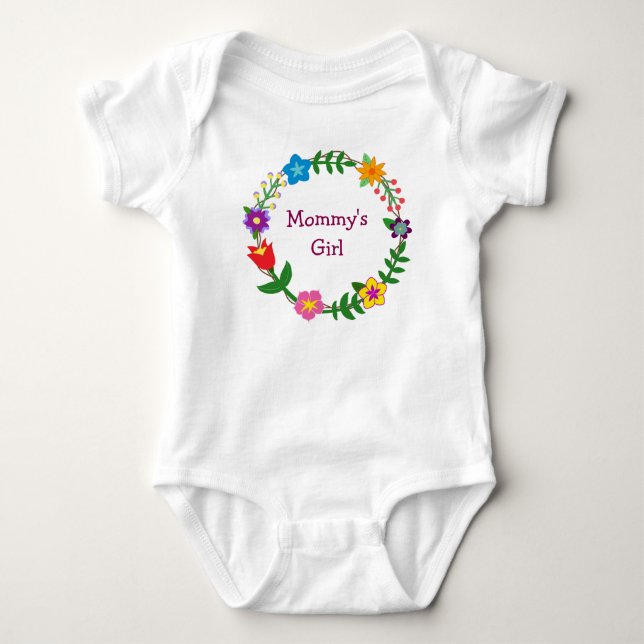 Body Mignonne Elegant maman's Girl Love Floral Flowers (Devant)