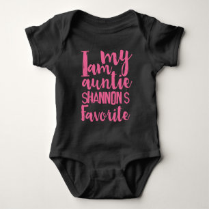 Body Mignonne Fille Rose Je Suis Ma Tante Favorite