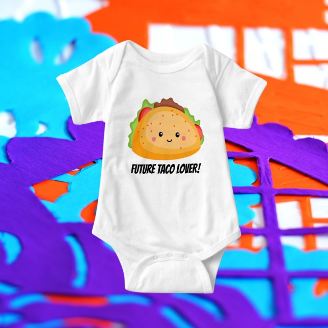 Body Mignonne future amante taco bébé unisex bodysuit (Créateur téléchargé)