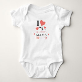 Body Mignonne J'aime Ma belle Mama Baby Bodysuit