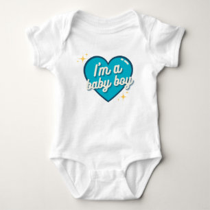 Body Mignonne Je suis un bébé garçon Surprise Genre Bab