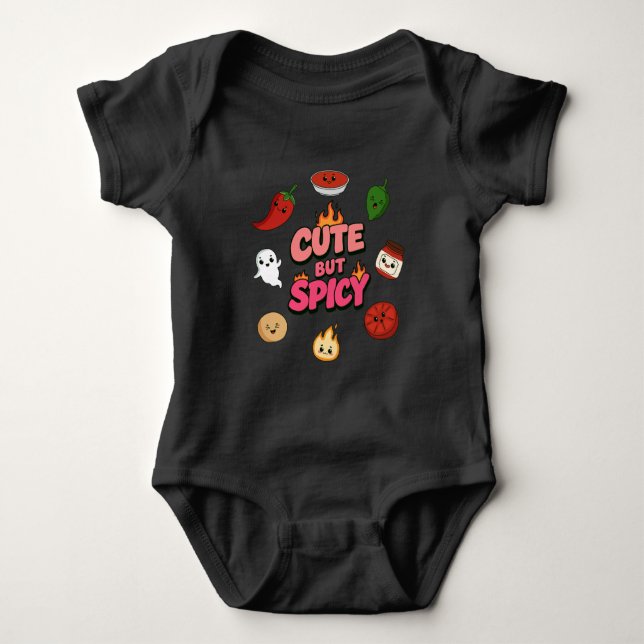Body Mignonne mais épicée T-shirt Baby Bodysuit (Devant)